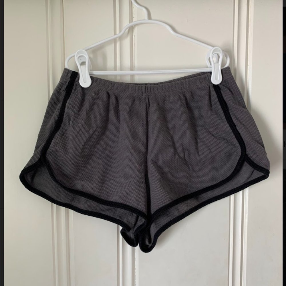 Gray free people lounge shorts